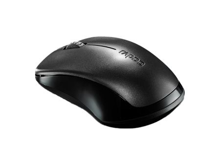 Rapoo 1620 Wireless Optical Mouse -Black