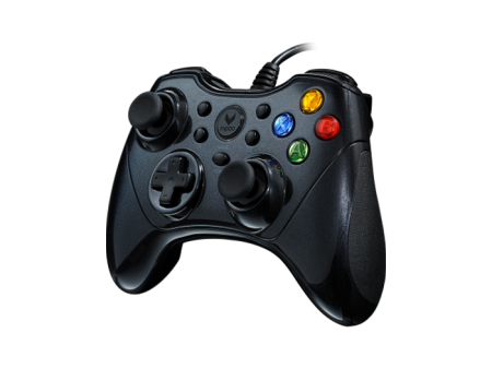 Rapoo V600 Wired Ergonomic Vibration Shock Controller Gamepad