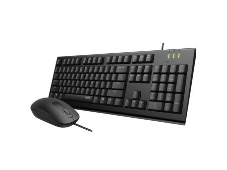 RAPOO X120 Pro US-Black Wired Keyboard / Mouse Combo